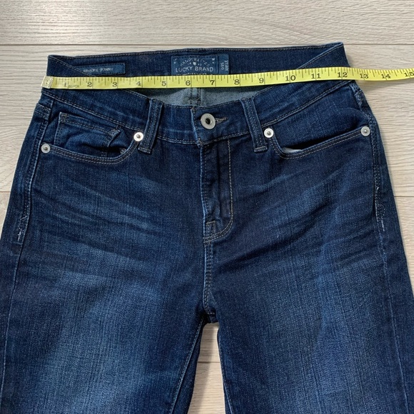 Lucky Brand Brooke Skinny Dark Wash Mid Rise Jeans - Picture 11 of 13